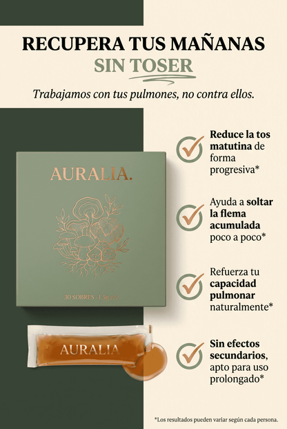 Auralia — Suplemento Natural para Pulmones del Ex-Fumador | Sobres Solubles