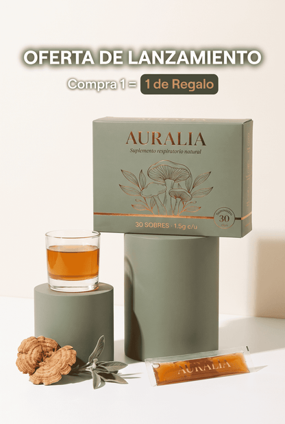 Auralia — Suplemento Natural para Pulmones del Ex-Fumador | Sobres Solubles